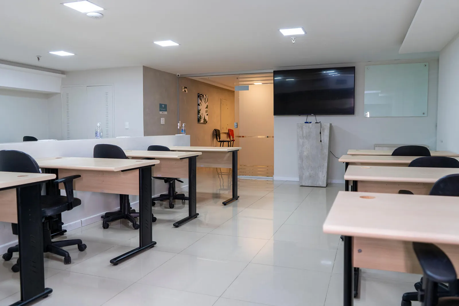 Sala de treinamento da PRS Academy na Savassi