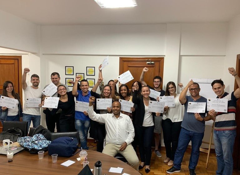 Turma do treinamento de Power BI em Belo Horizonte