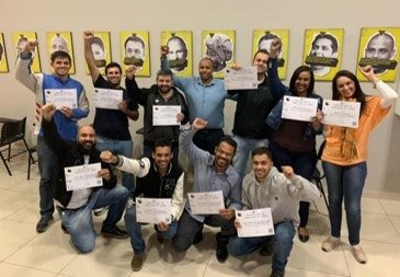 Turma do treinamento de Power BI em Belo Horizonte